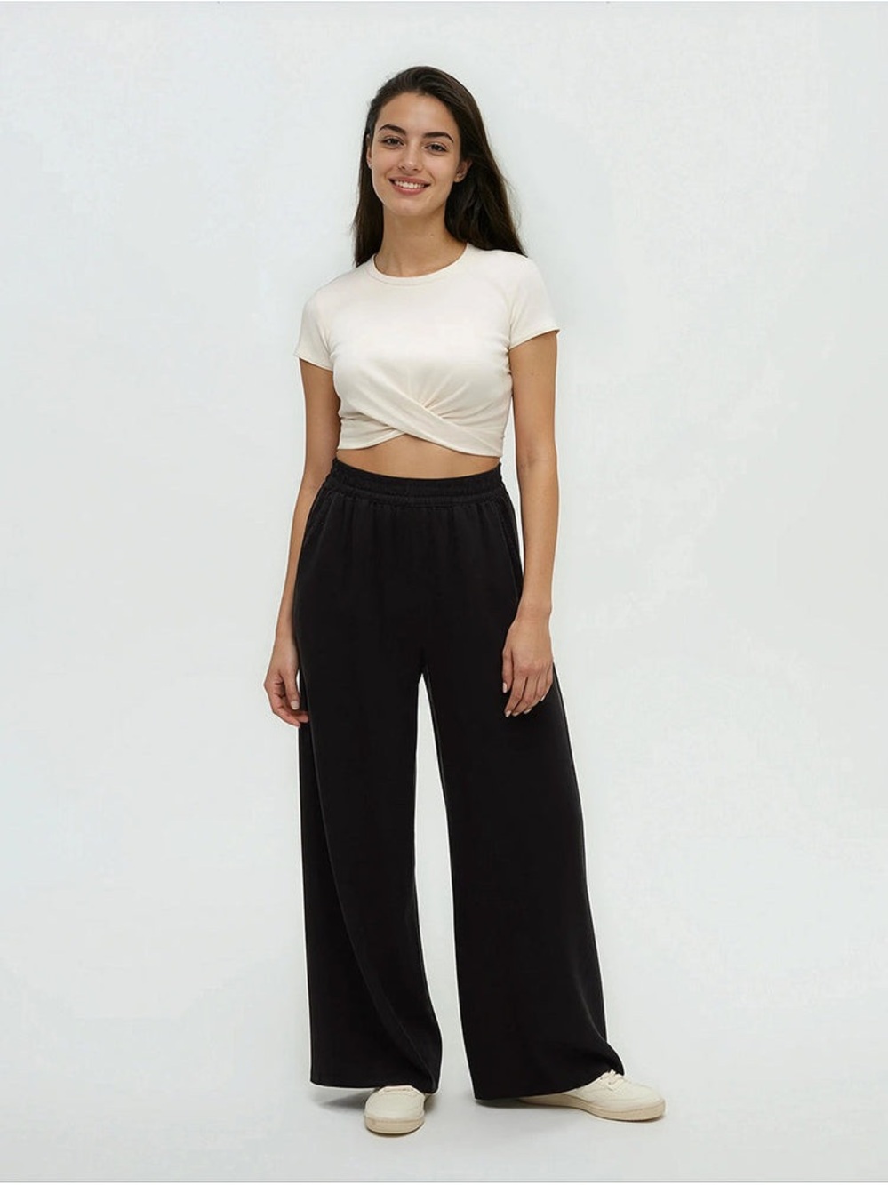 Kaslo Pant Tencel Wide Leg Pant (Improved Fit) Meteorite Black